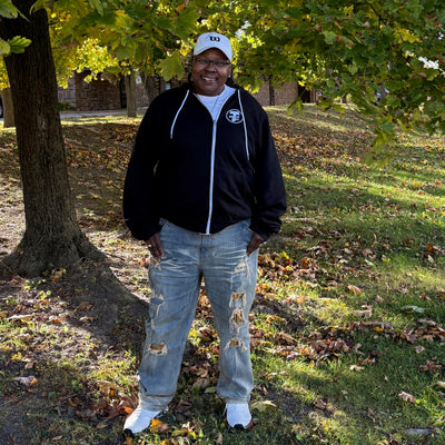 Peace + All Good Zip Up - Black