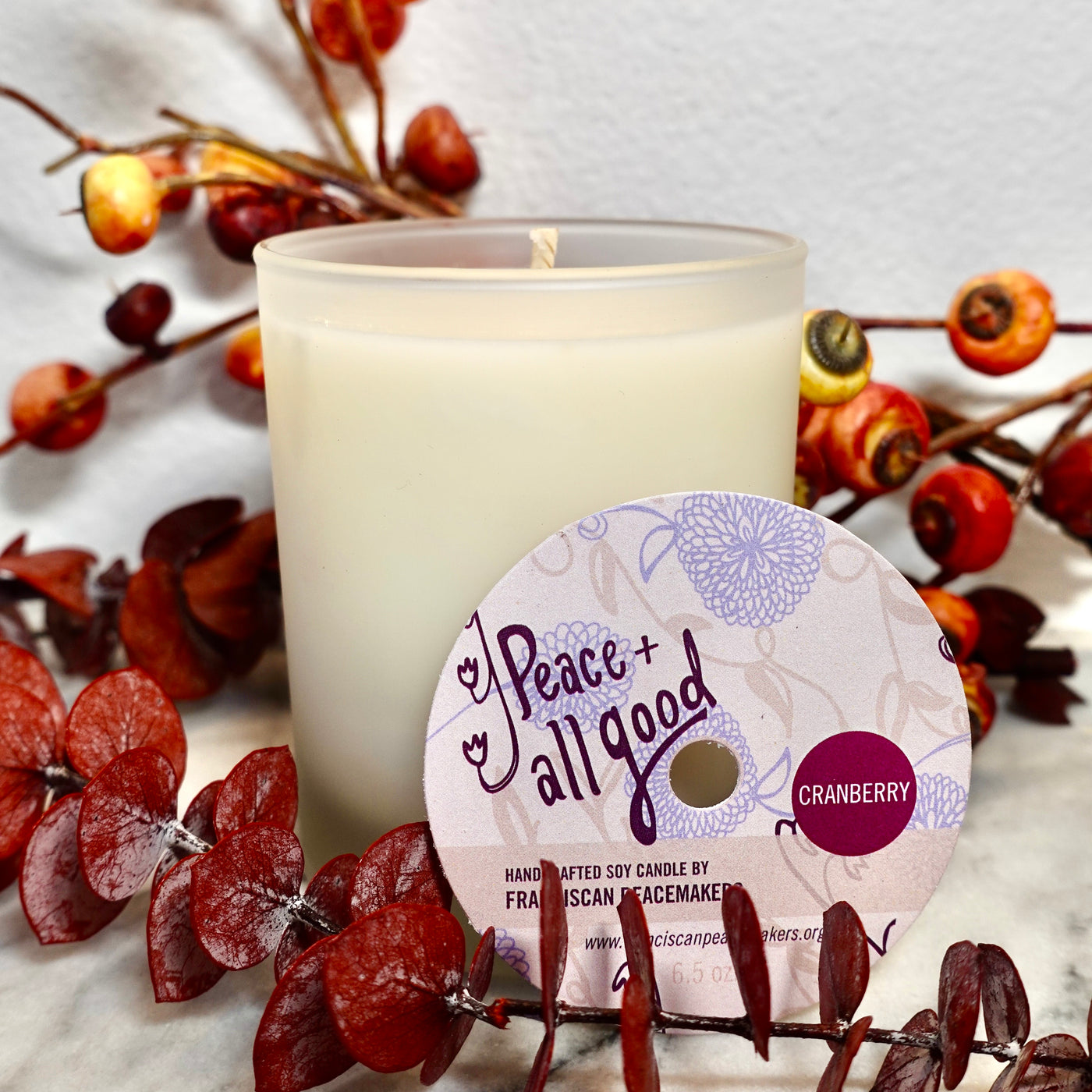 Cranberry Soy Candle - 6.5 oz
