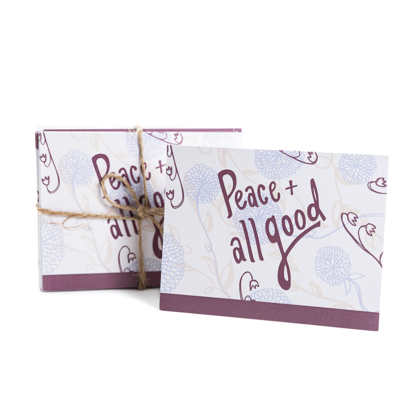 Peace + All Good Notecard Set